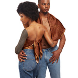 BRONZE SQUARE SCARF (HUMBLEBEETATTOO + SERA GHADAKI)